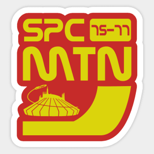 Space Mountain 75-77 Sticker